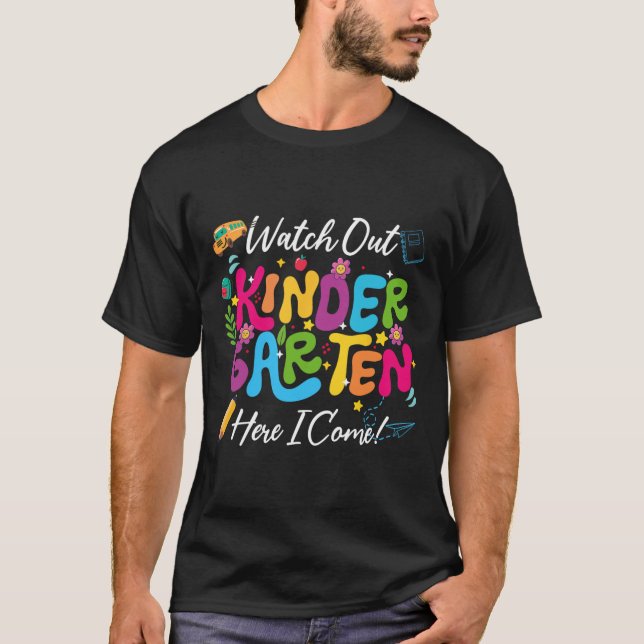Zurück zur Schule, schau mir den Kindergarten an T-Shirt (Vorderseite)