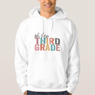 Zurück zur Schule Schüler Lehrer Oh Hallo 3. Dritt Hoodie