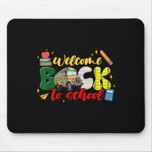 Zurück zur Schule Shirt Spaß Lehrer LehrerIn Mousepad