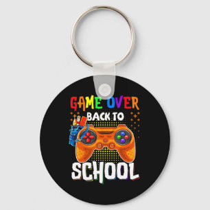 Zurück zur Schule Spaß Spiel über Lehrer Schüler K Schlüsselanhänger