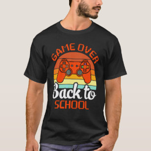 Zurück zur Schule Spiel vorbei Lehrer Schüler Kont T-Shirt