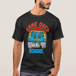 Zurück zur Schule Spiel vorbei Lehrer Schüler Kont T-Shirt