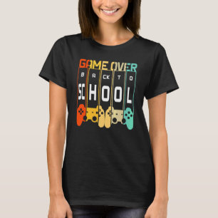 Zurück zur Schule  Spiel vorbei Lehrer Schüler Ste T-Shirt