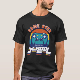 Zurück zur Schule Spiel vorbei Lehrer Schüler Vid T-Shirt