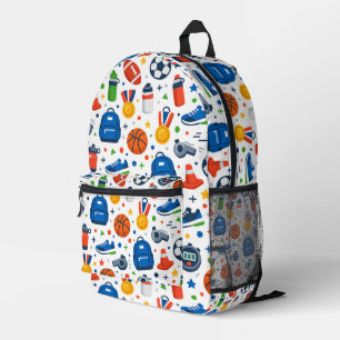 Zurück zur Schule Sportmuster-Rucksack Bedruckter Rucksack