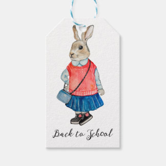Zurück zur Schule Stilftiges Fantasiegeblasen Geschenkanhänger