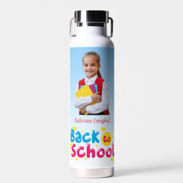 Zurück zur Schule Süße Kinder Schüler Trinkflasche