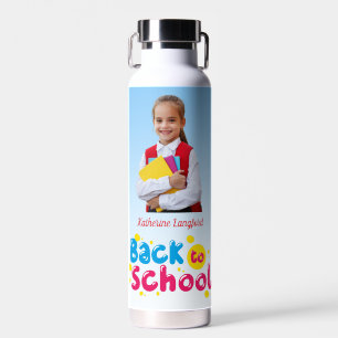 Zurück zur Schule Süße Kinder Schüler Trinkflasche