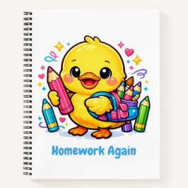Zurück zur Schule Süßes Kinder-Spiralheft Notizbuch