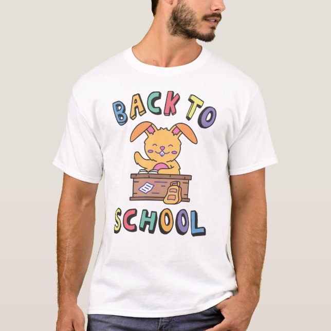 Zurück zur Schule T-Shirt (Vorderseite)