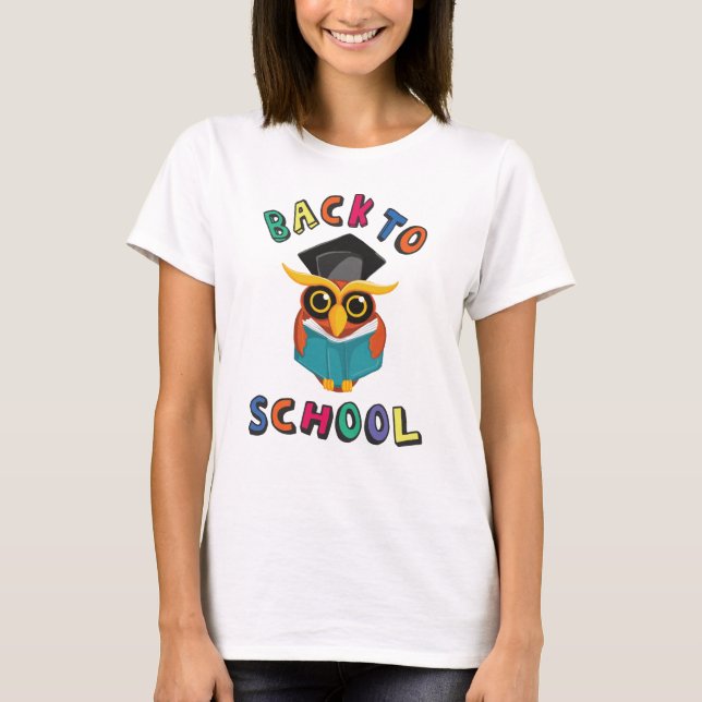 Zurück zur Schule T-Shirt (Vorderseite)