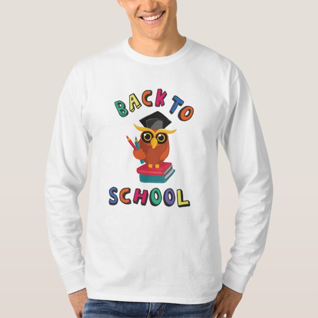 Zurück zur Schule T-Shirt (Vorderseite)