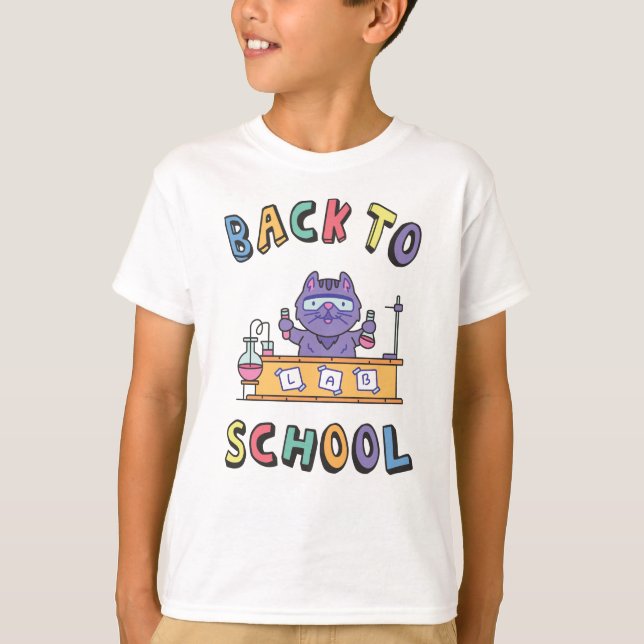Zurück zur Schule T-Shirt (Vorderseite)