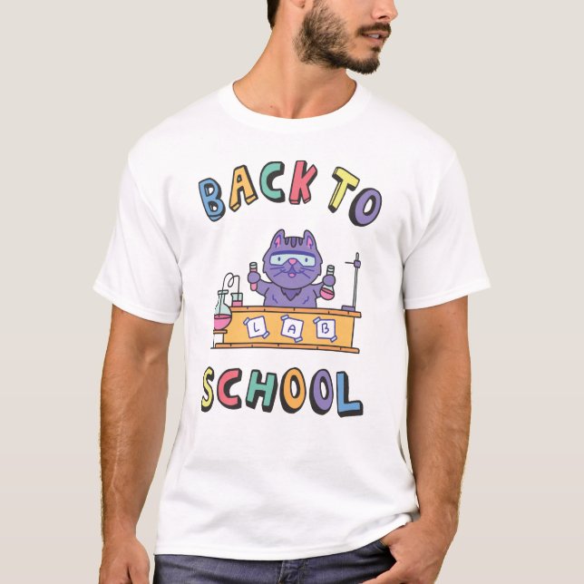 Zurück zur Schule T-Shirt (Vorderseite)