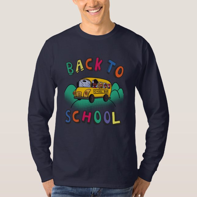Zurück zur Schule T-Shirt (Vorderseite)