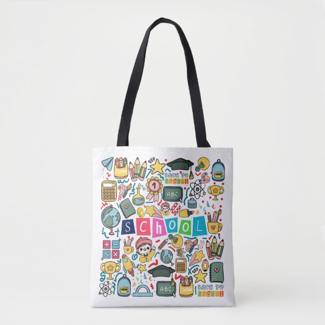 Zurück zur Schule Tasche (Vorderseite)