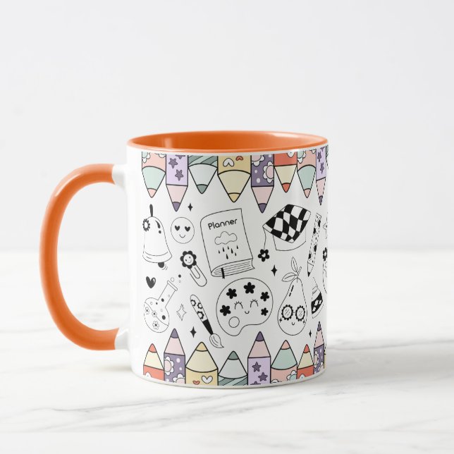 Zurück zur Schule Tasse (Links)