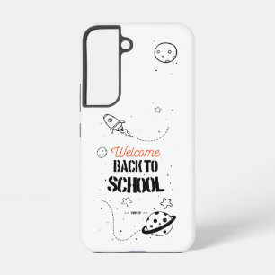 Zurück zur Schule Typografie-Design Samsung Galaxy Hülle
