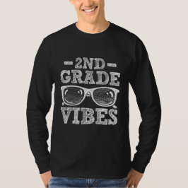 Zurück zur Schule Vibes der zweiten Klasse T-Shirt