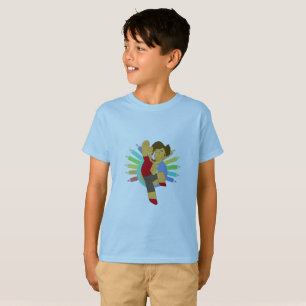 Zurück zur Schule Vibes - Happy Student Cartoon Il T-Shirt