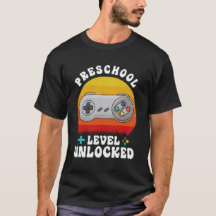 Zurück zur Schule Videospiel Vintage Vorschulstufe T-Shirt
