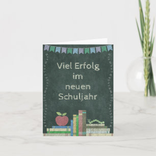 Zurück zur Schule   Viel Erfolg im Schuljahr Karte