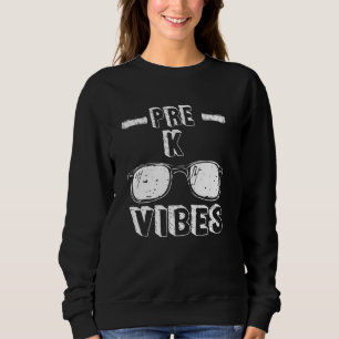 Zurück zur Schule Vorku Vibes Erster Tag Lehrer Sweatshirt