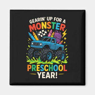 Zurück zur Schule Vorschule Pre-k Monster Truck Er Magnet