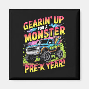 Zurück zur Schule Vorschule Pre-k Monster Truck Er Magnet