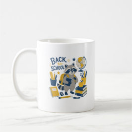 Zurück zur Schule Waschbär Tasse
