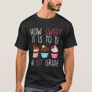 Zurück zur Schule, wie süß es sein soll, in der 1. T-Shirt