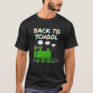 Zurück zur Schule Zug 1. Klasse Lehrer Grundschule T-Shirt