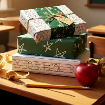 Zurück zur Schulfarbe, grün und b&w