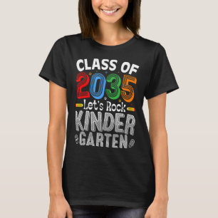 Zurück zur Schulklasse 2035 - Rock Kindergart T-Shirt