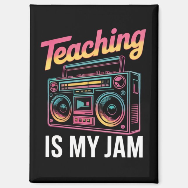 Zurück zur Schulretro-Lehre ist mein 80er im Jam Magnet (Vorderseite)