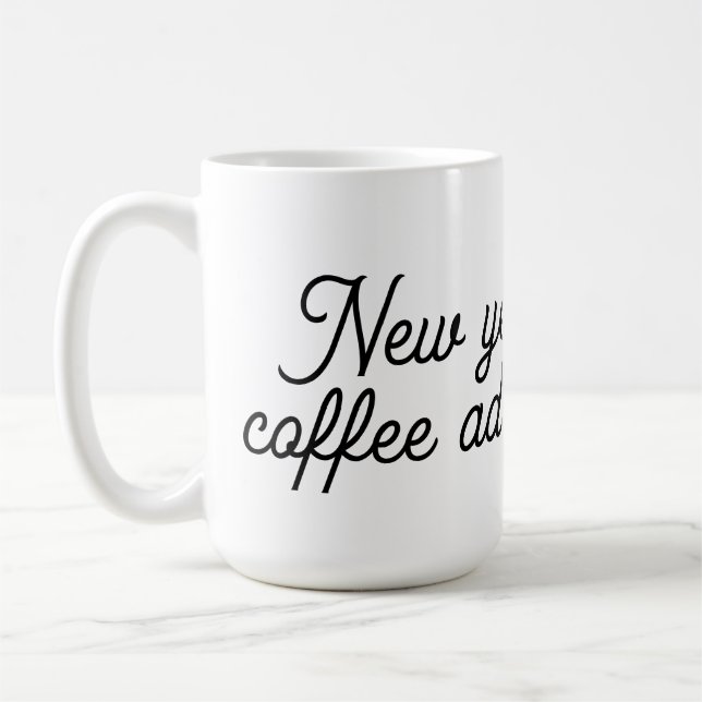 Zurück zur Teacher-Tasse - Neujahr Kaffeetasse (Links)