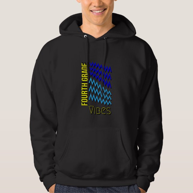 Zurück zur vierten Klasse des Vibes-Studentenlehre Hoodie (Vorderseite)