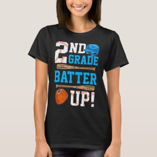 Zurück zur zweiten Klasse Baseball zuerst T-Shirt