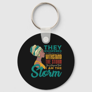 zurückflüstern Ich bin der Storm Afrikanische Schw Schlüsselanhänger