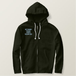 'ZURÜCKGEBRACHTES FRIEDENSKORPS VOLUNTEER BESTICKTER HOODIE