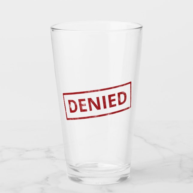 Zurückgewiesene Versicherungsforderung Tumbler (Vorderseite)