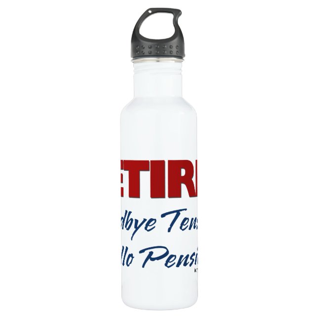 Zurückgezogen: Auf Wiedersehen Spannungs-hallo Trinkflasche (Vorderseite)