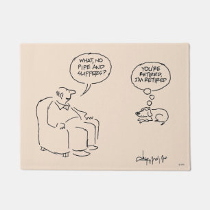 Zurückgezogen Fußmatte