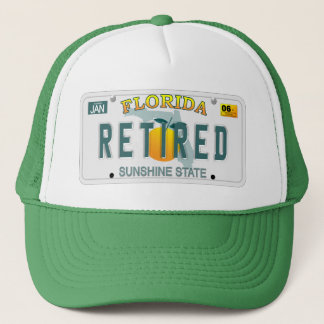 Zurückgezogen in Florida-Hut Truckerkappe