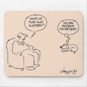 Zurückgezogen Mousepad