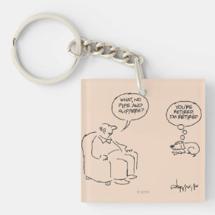 Zurückgezogen Schlüsselanhänger