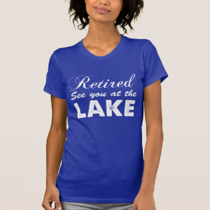 Zurückgezogen sehen Sie Sie in dem See (AUF T-Shirt