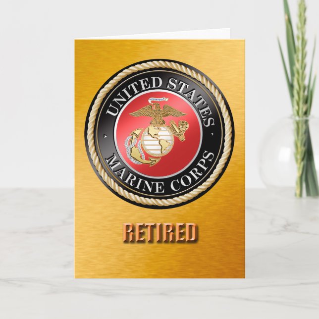 Zurückgezogener USMC kardieren Karte (Vorderseite)