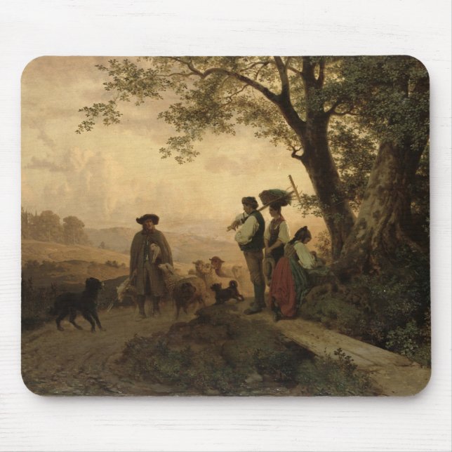Zurückkommender Schäfer Mousepad (Vorne)