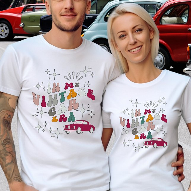 Zurücksetzen des benutzerdefinierten Vintage Car-T T-Shirt (Von Creator hochgeladen)